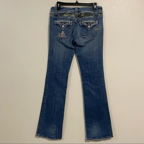 Miss Me Embellished Boot Cut Jeans Size 29 - Picture 6 of 16